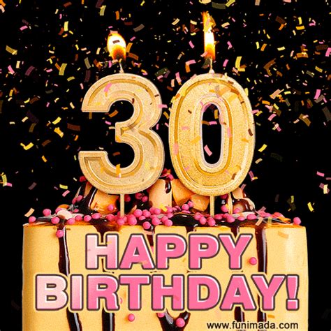 Happy 30th birthday gif - Jan 22, 2023 · Happy 30th Birthday Wishes: Celebrate this 30th birthday of your best friends, family members, and other relatives by sharing this happy 30th bday quotes, messages, and sayings. Get here Best Happy 30th birthday wishes quotes, messages, images, and 30th birthday Wishes for friends to share 